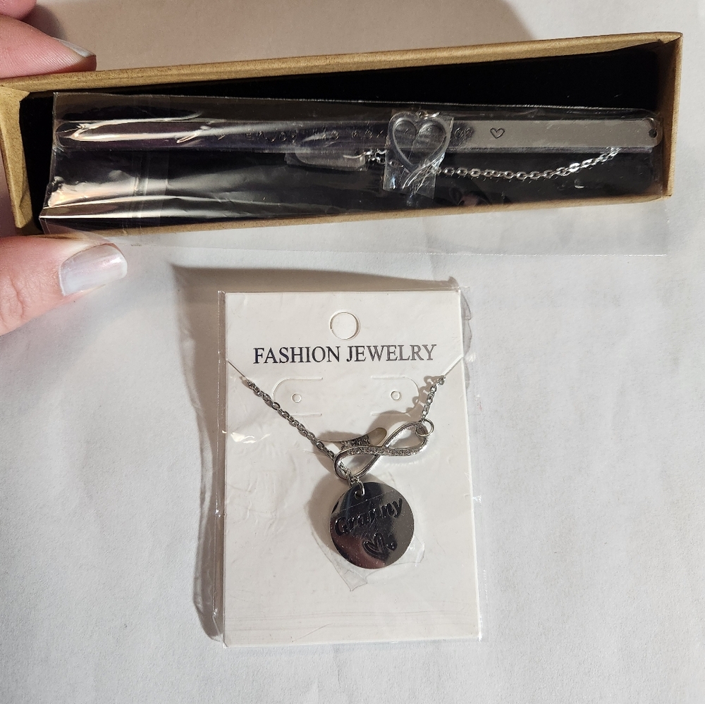 Granny pendant necklace and metal bookmark